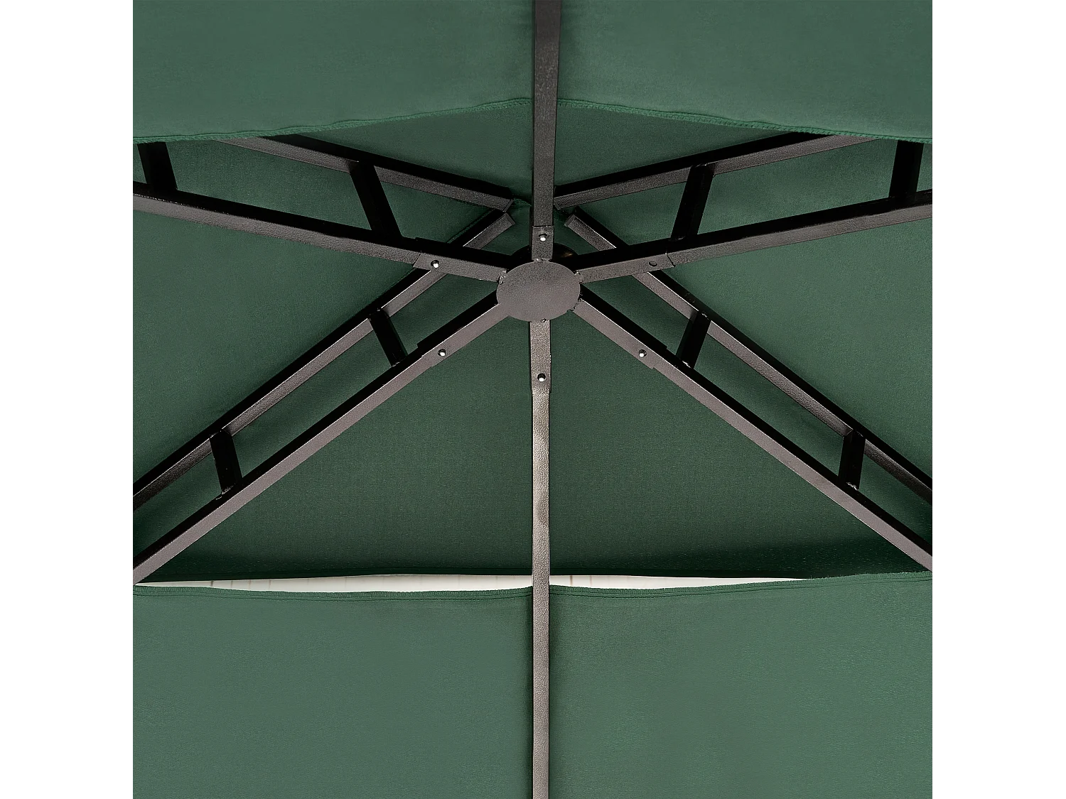 Tonnelle de jardin NARO Métal 240 cm 148 cm Vert foncé