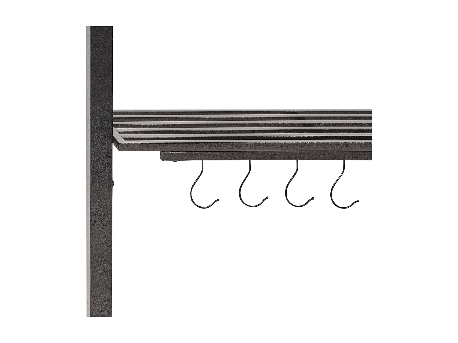 Tonnelle de jardin NARO Métal 240 cm 148 cm Vert foncé