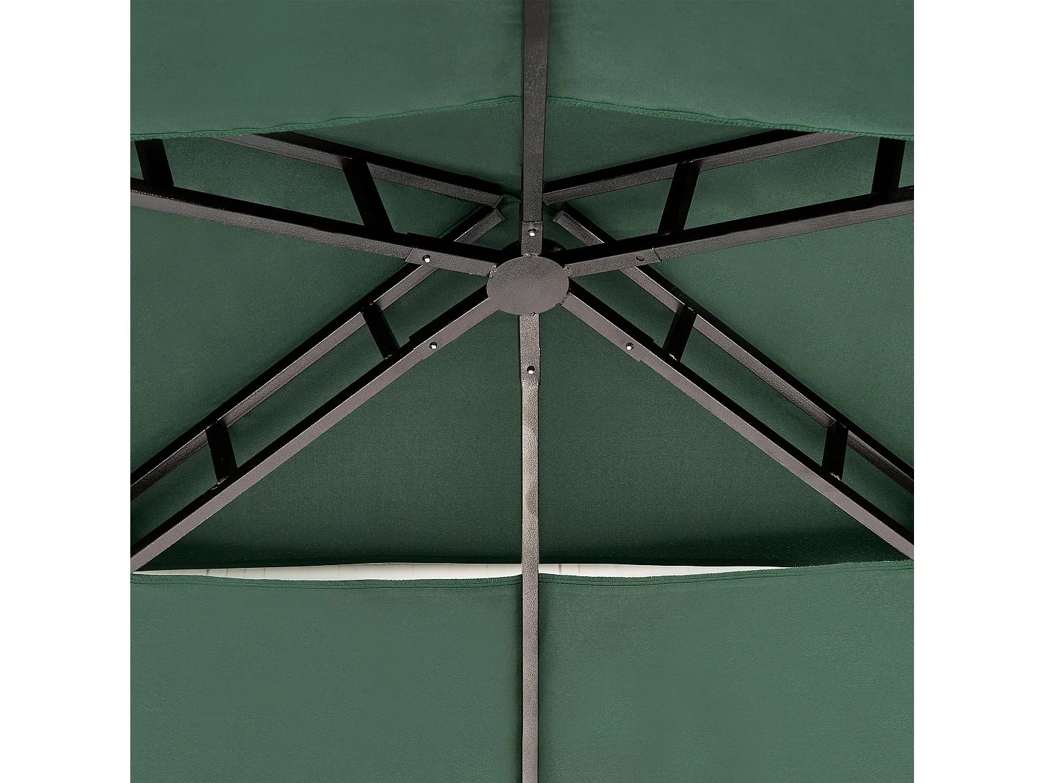 Gazebo NARO Metal 240 cm 148 cm Dark Green