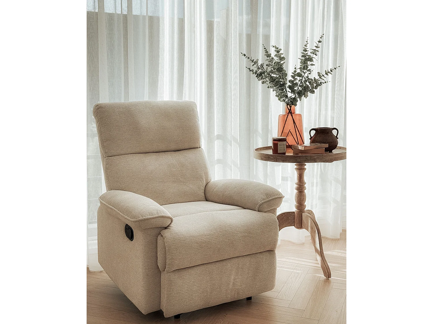 Fernsehsessel EVERTON Beige