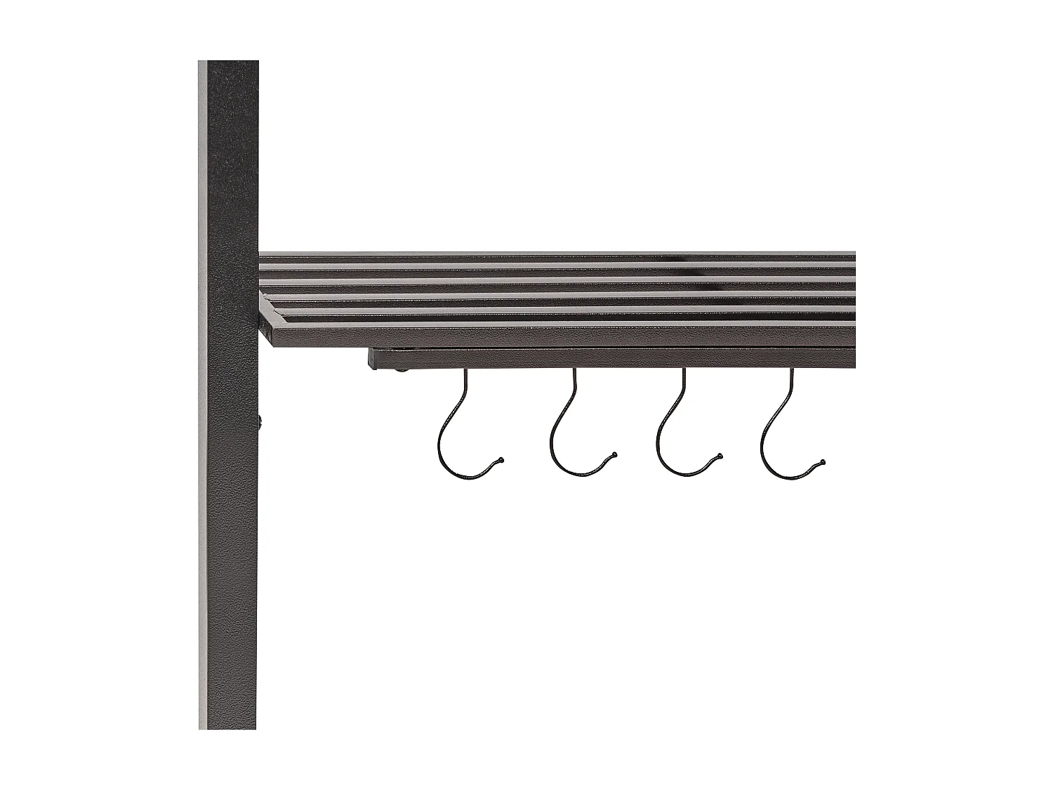 Tonnelle de jardin NARO Métal 240 cm 148 cm Gris