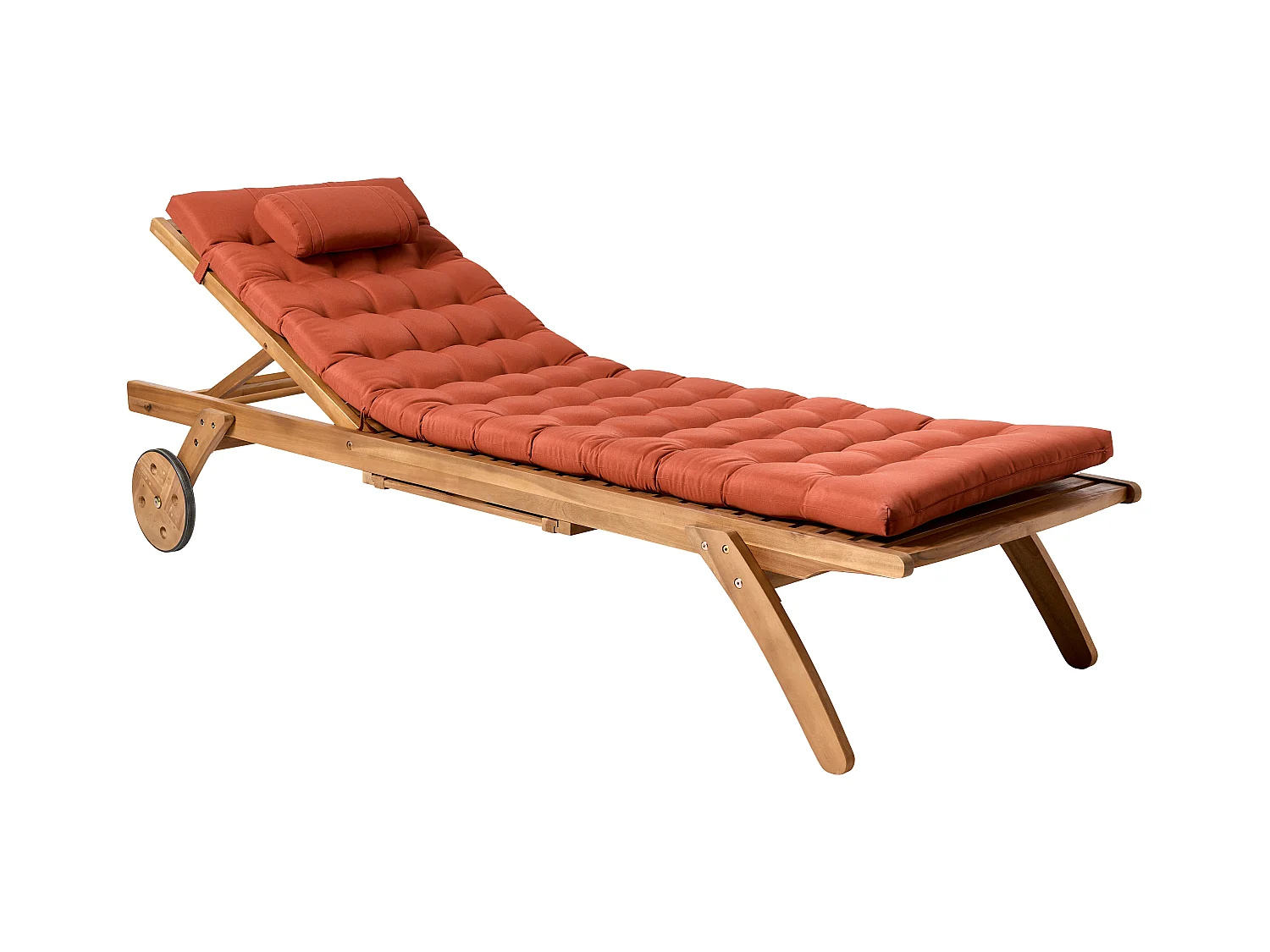 Transat avec coussin CESANA PREMIUM Acacia Rouge