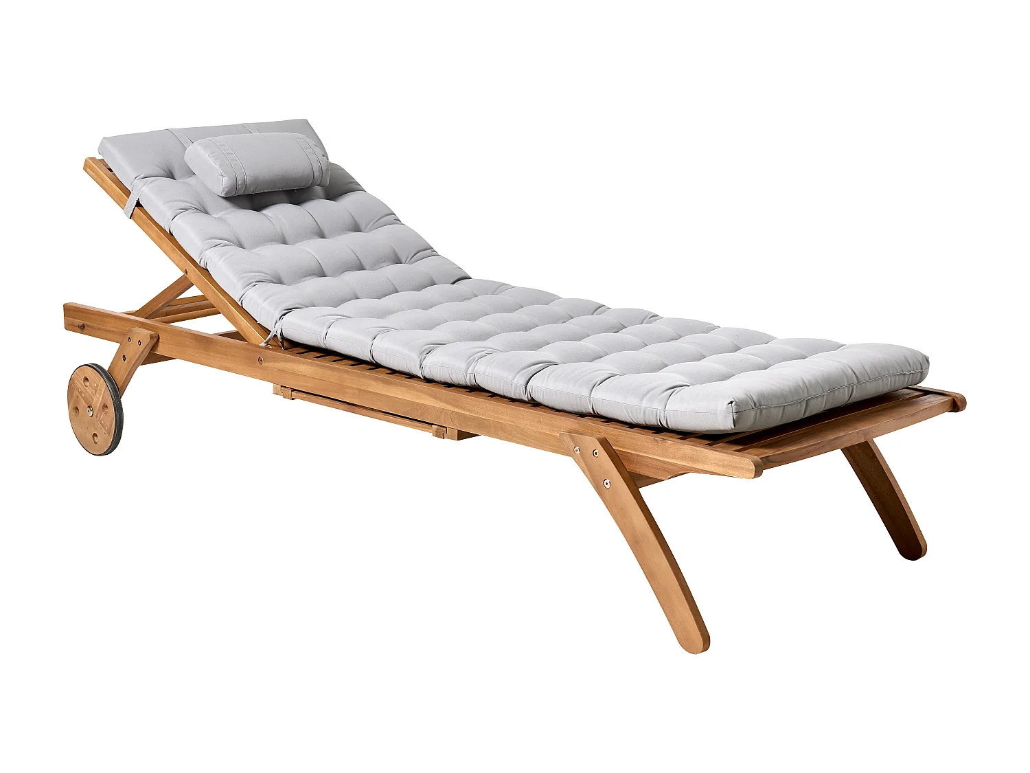 Transat avec coussin CESANA PREMIUM Acacia Gris clair