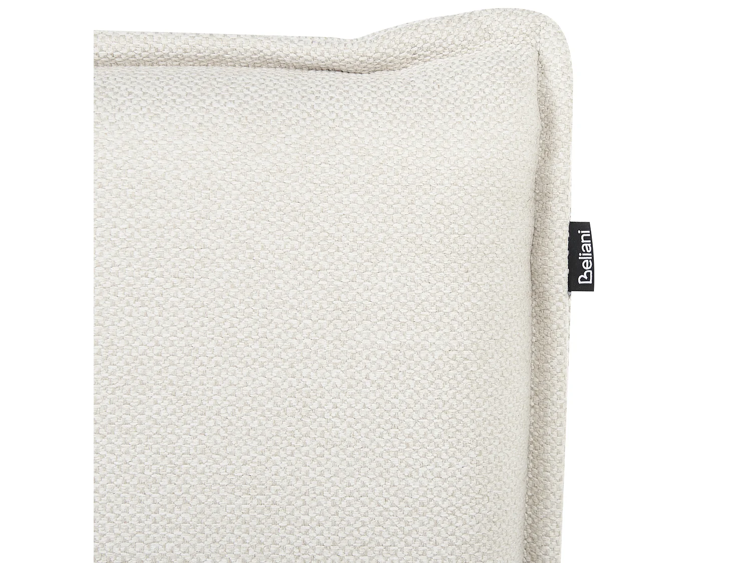 Lit à eau Lin synthétique LESTRE 160 x 200 cm Blanc cassé