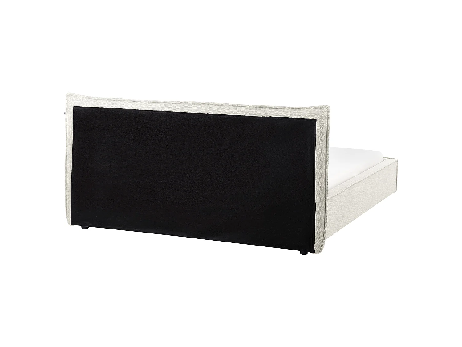 Waterbed Faux Linen LESTRE 160 x 200 cm (EU King Size) Off-White