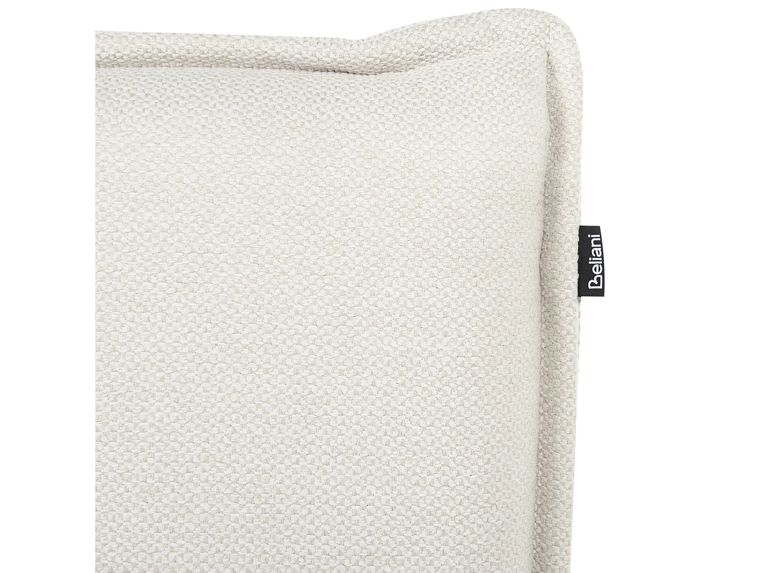 Waterbed Faux Linen LESTRE 160 x 200 cm (EU King Size) Off-White