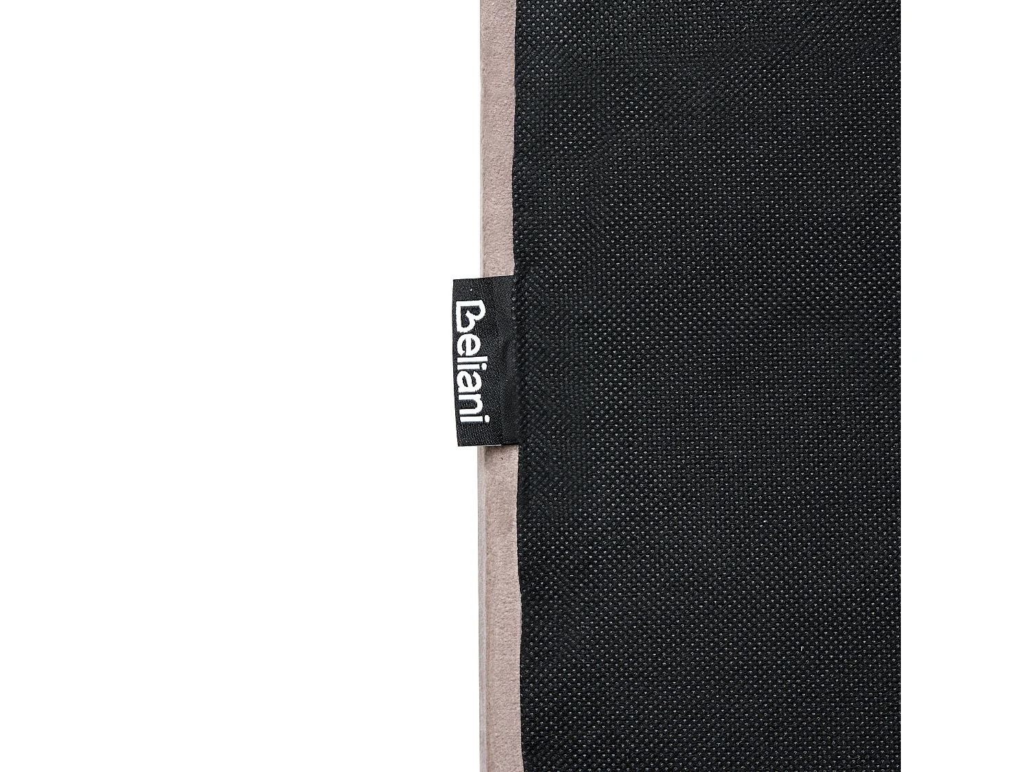 Wasserbett Samtstoff VINCENNES 160 x 200 cm Taupe