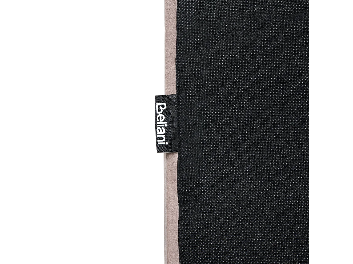 Lit à eau Velours VINCENNES 160 x 200 cm Taupe