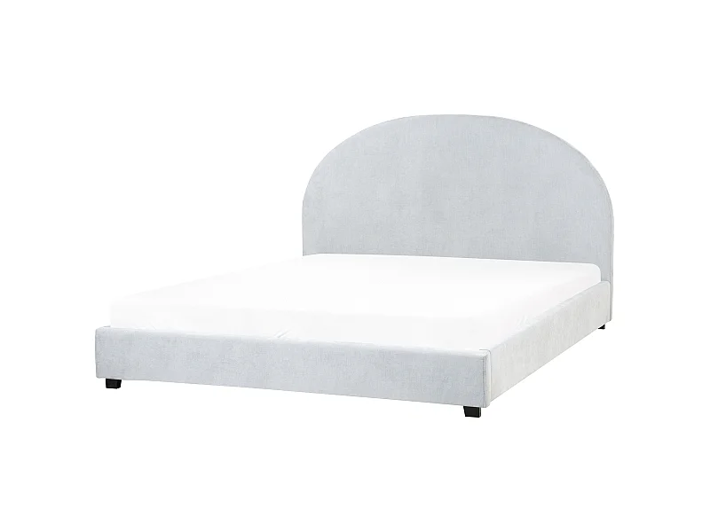 Lit à eau Tissu VAUCLUSE 160 x 200 cm Bleu clair