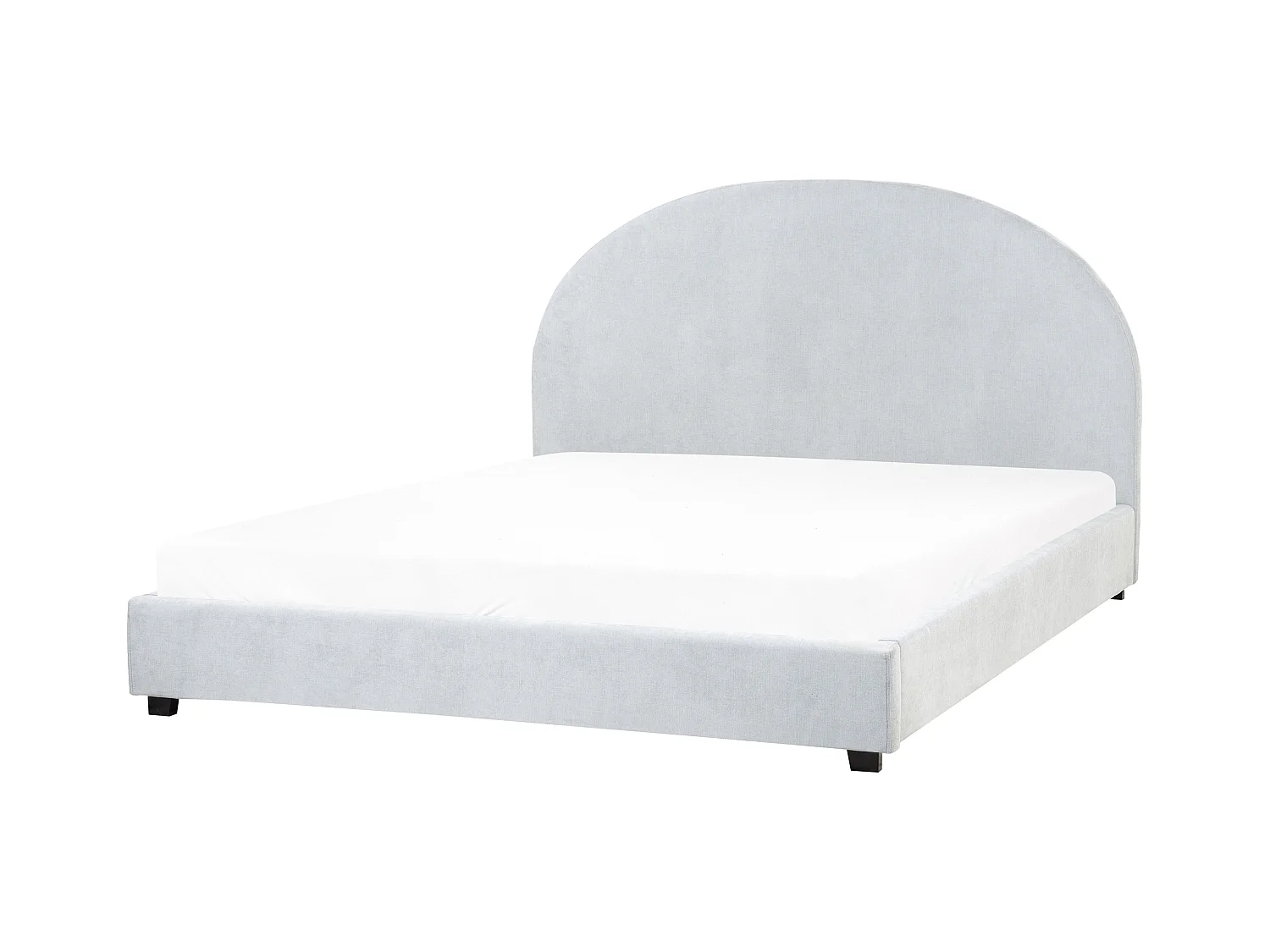 Lit à eau Tissu VAUCLUSE 160 x 200 cm Bleu clair