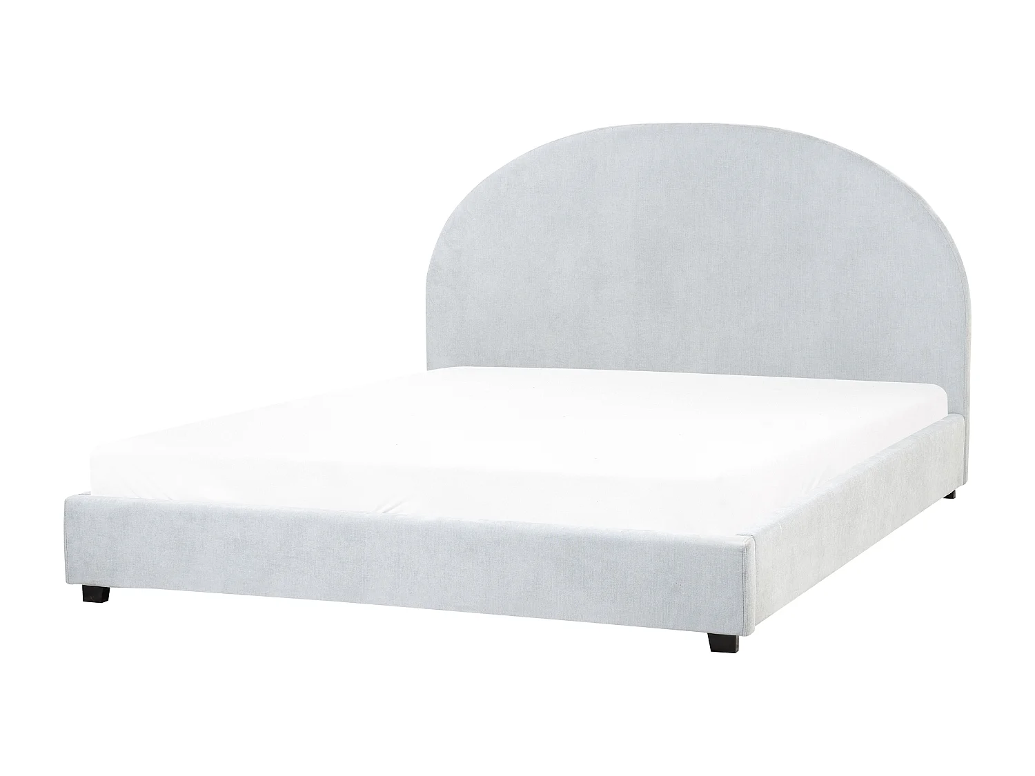 Lit à eau Tissu VAUCLUSE 160 x 200 cm Bleu clair