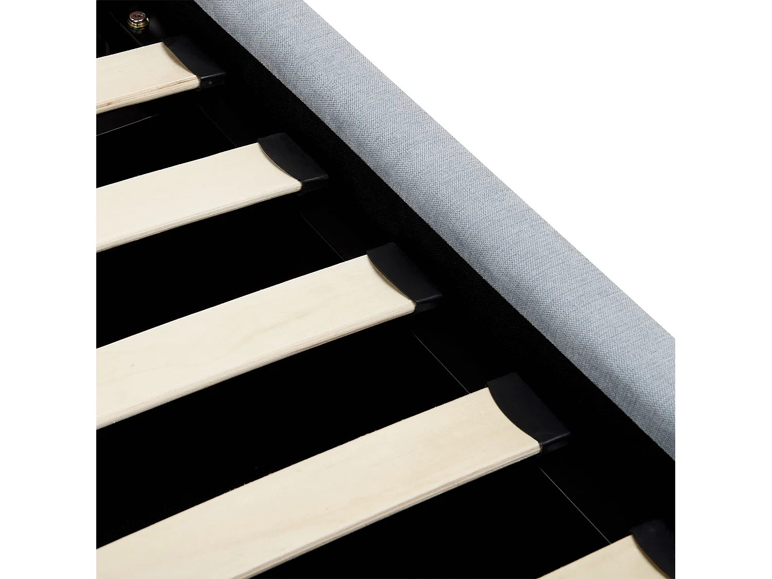 Lit à eau Tissu VAUCLUSE 160 x 200 cm Bleu clair