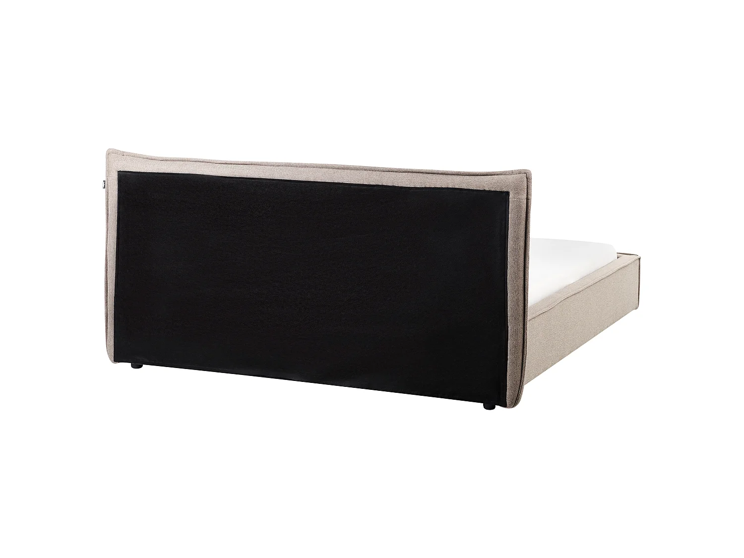 Waterbed Faux Linen LESTRE 160 x 200 cm (EU King Size) Taupe
