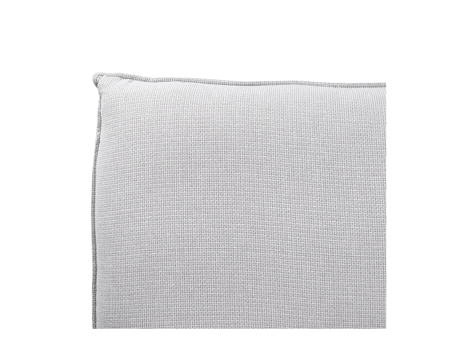 Lit à eau Tissu VINAY 160 x 200 cm Gris clair