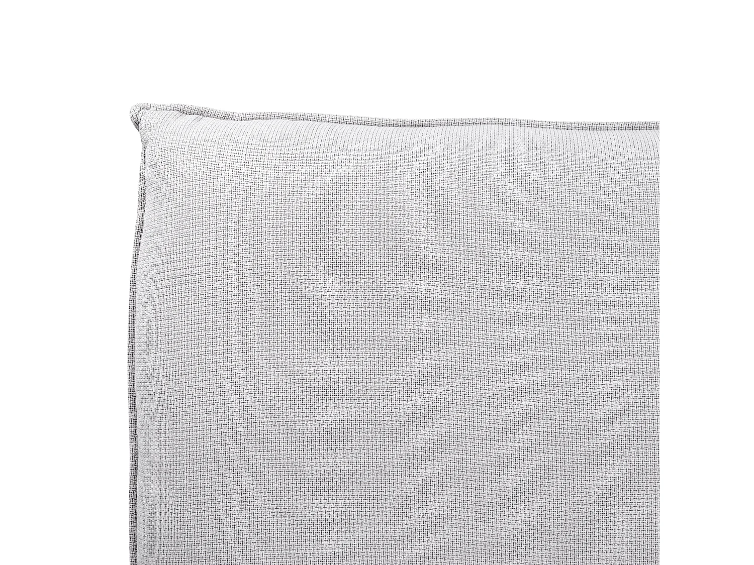 Wasserbett Stoff VINAY 160 x 200 cm Hellgrau