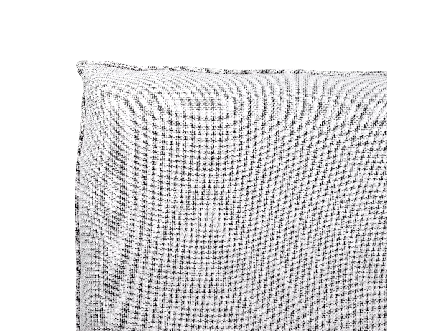 Lit à eau Tissu VINAY 160 x 200 cm Gris clair