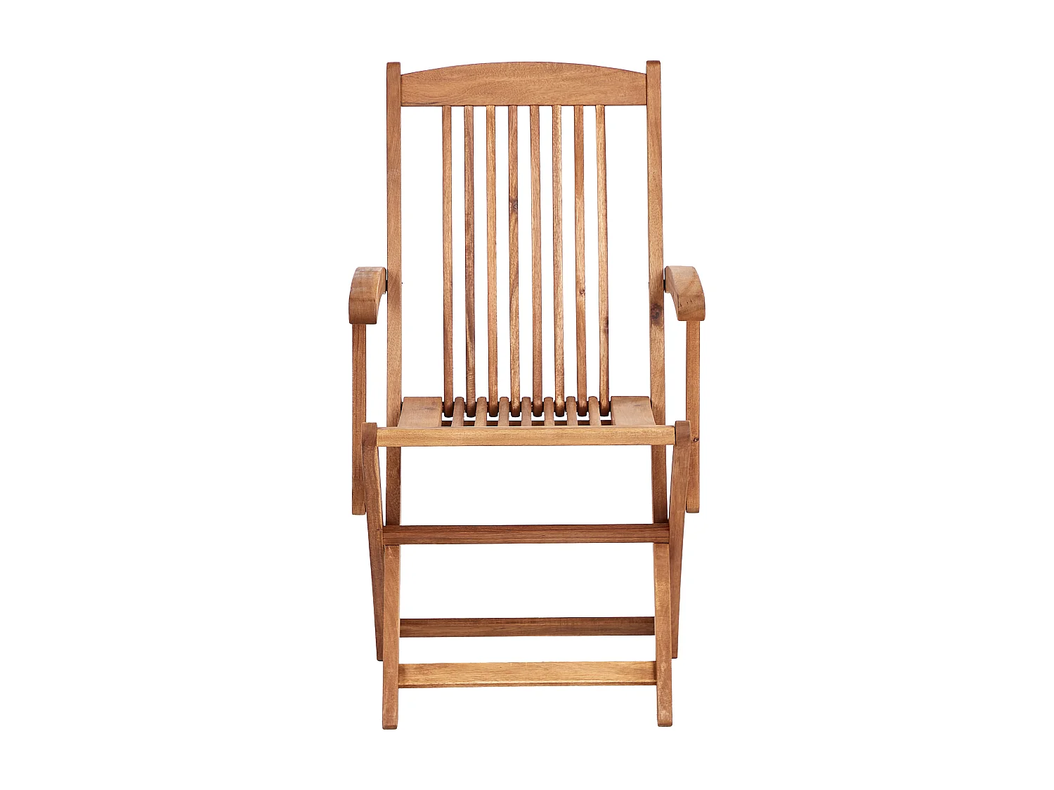 Lot de 2 chaises de jardin avec coussins MAUI PREMIUM Acacia Taupe