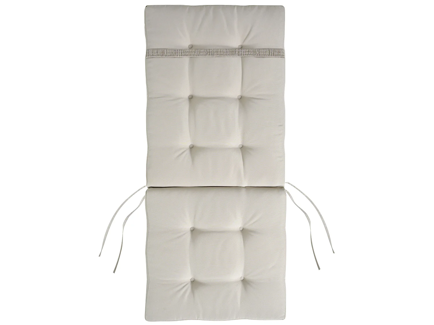 Conjunto de 2 cadeiras de jardim com almofadas MAUI PREMIUM Madeira de acácia Taupe