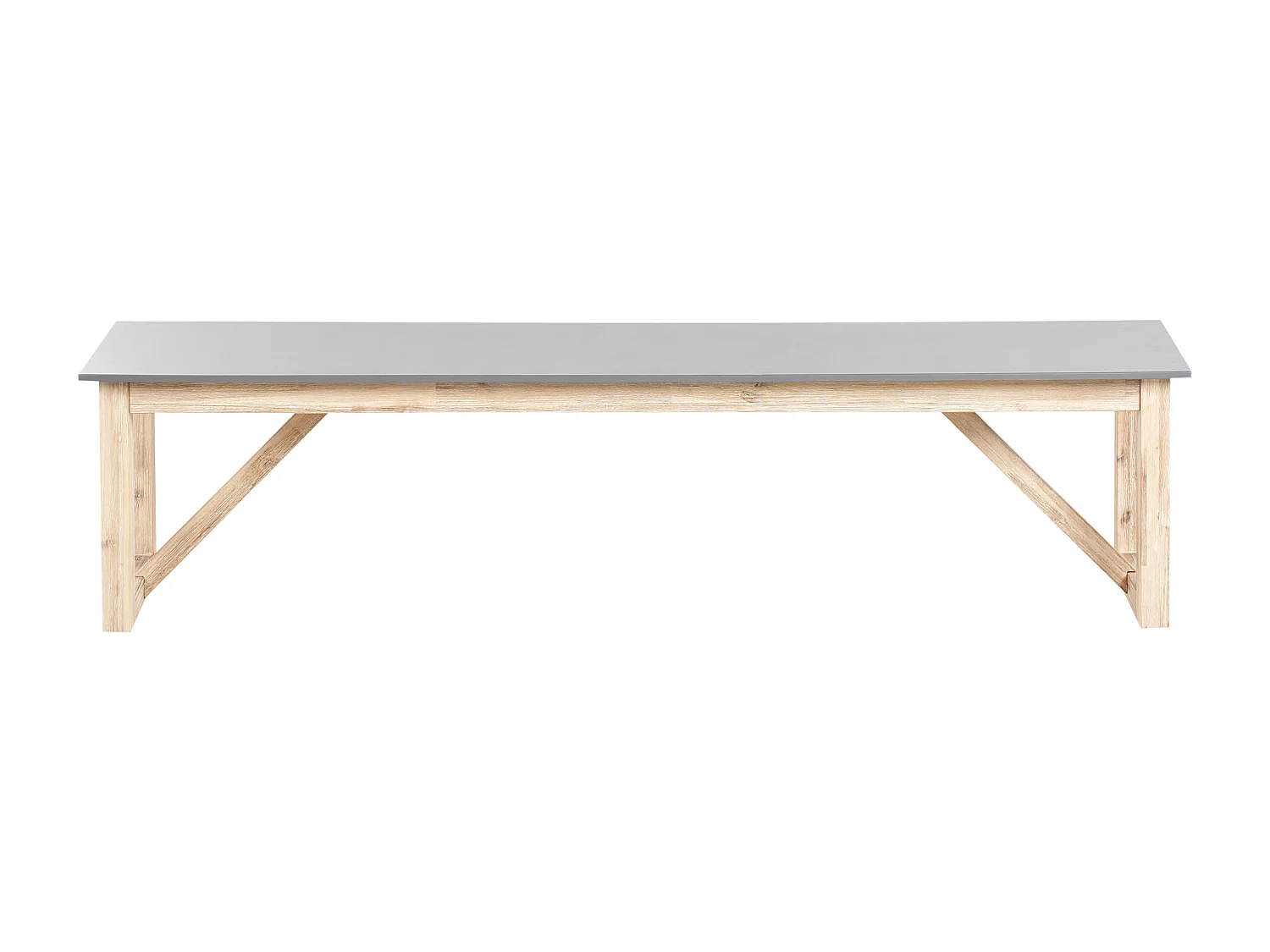 Banc de jardin NOTTERI 180 cm Béton Gris