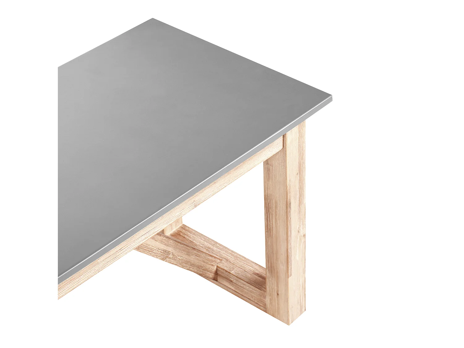 Panchina da giardino NOTTERI 180 cm Cemento Grigio