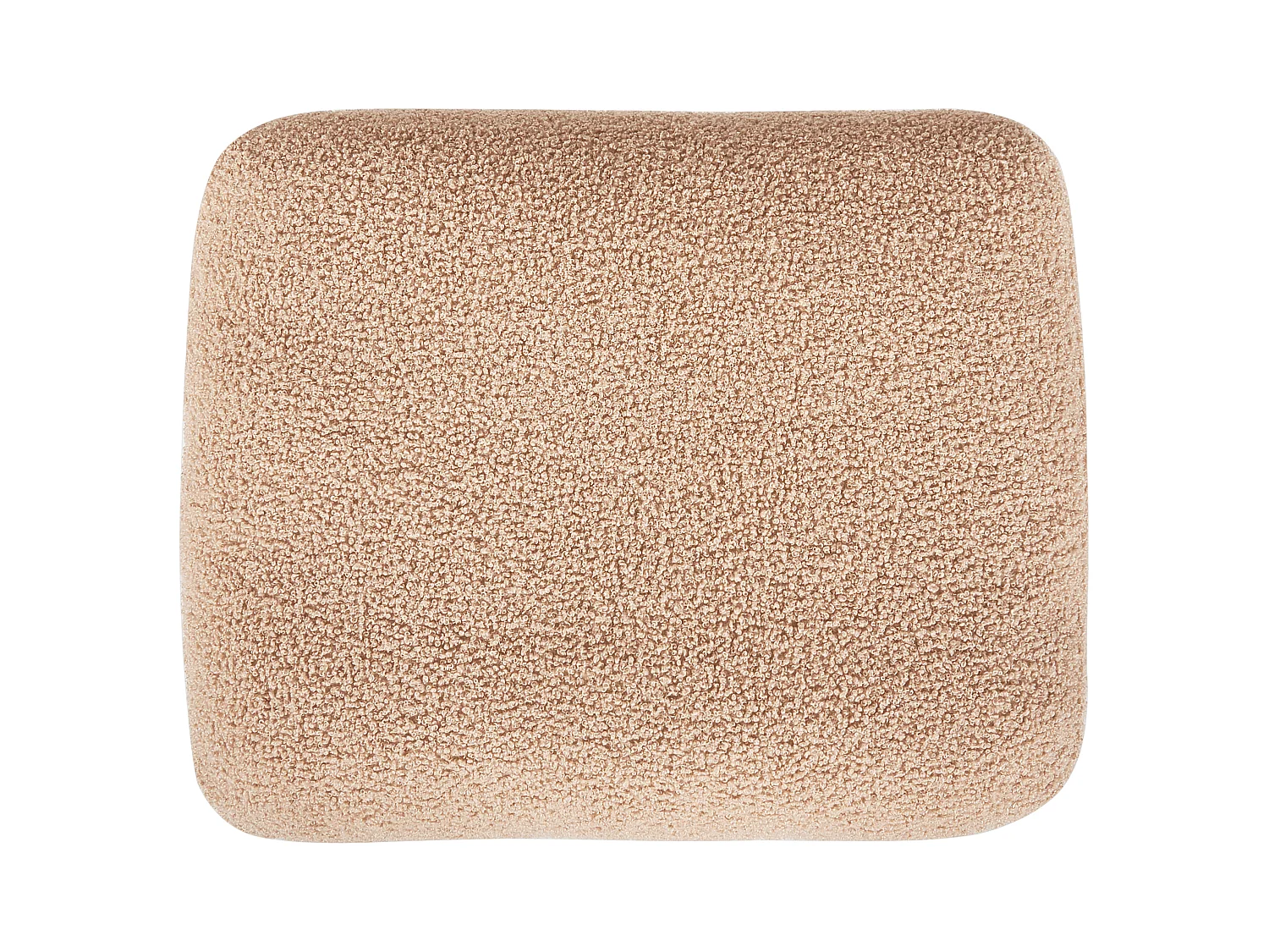 Chaise longue côté droit ARTHEZE Bouclé Beige