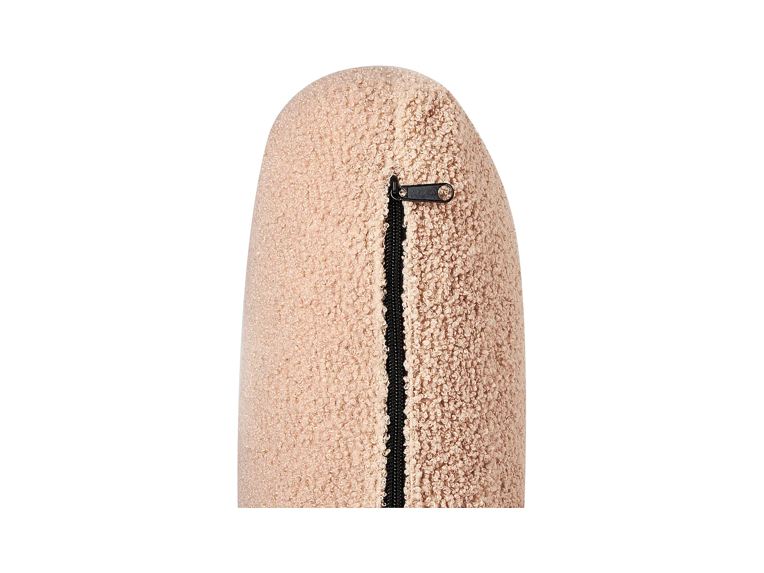 Chaise longue côté droit ARTHEZE Bouclé Beige