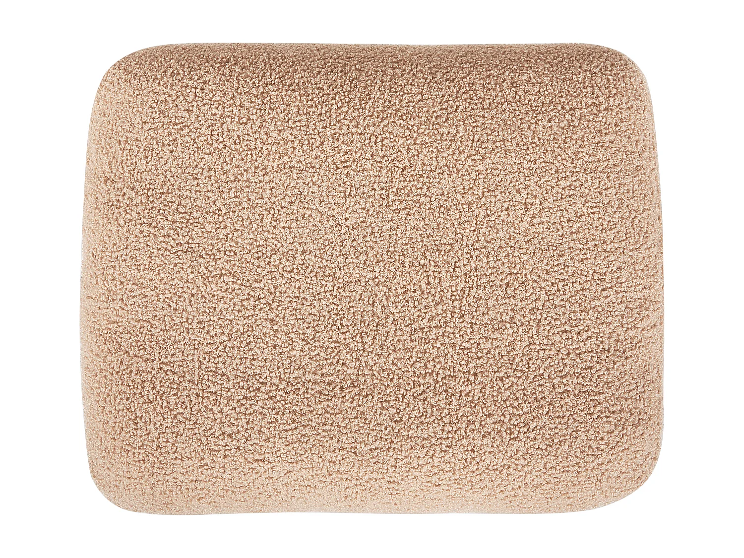 Chaise longue côté droit ARTHEZE Bouclé Beige