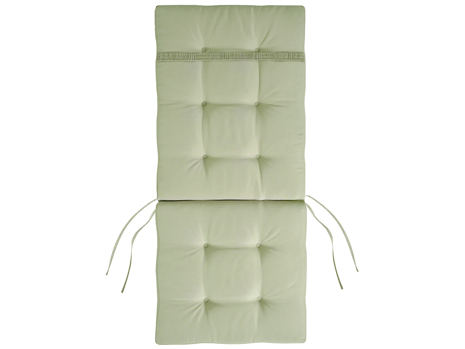 Set mit 2 Stühlen und Sitzkissen MAUI PREMIUM Akazienholz Hellgrün