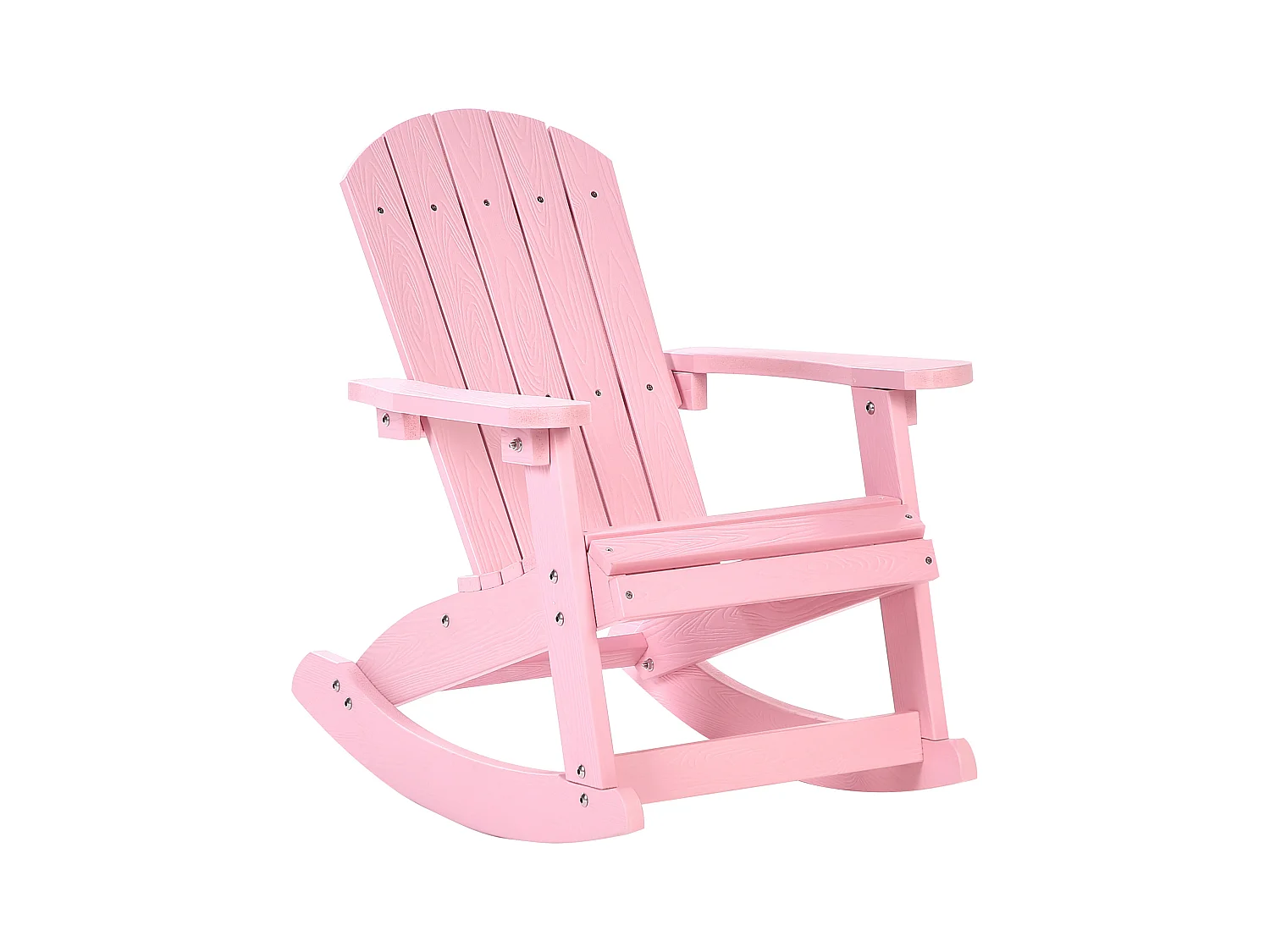 Fauteuil à bascule pour enfants ADIRONDACK Rose pastel
