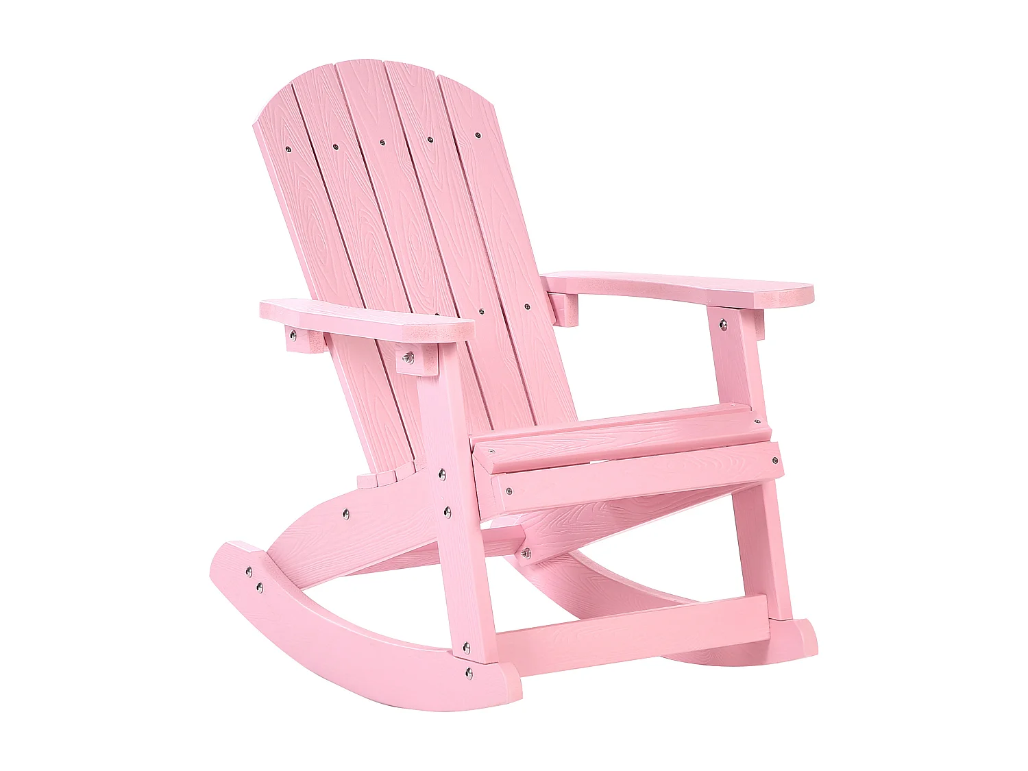 Fauteuil à bascule pour enfants ADIRONDACK Rose pastel
