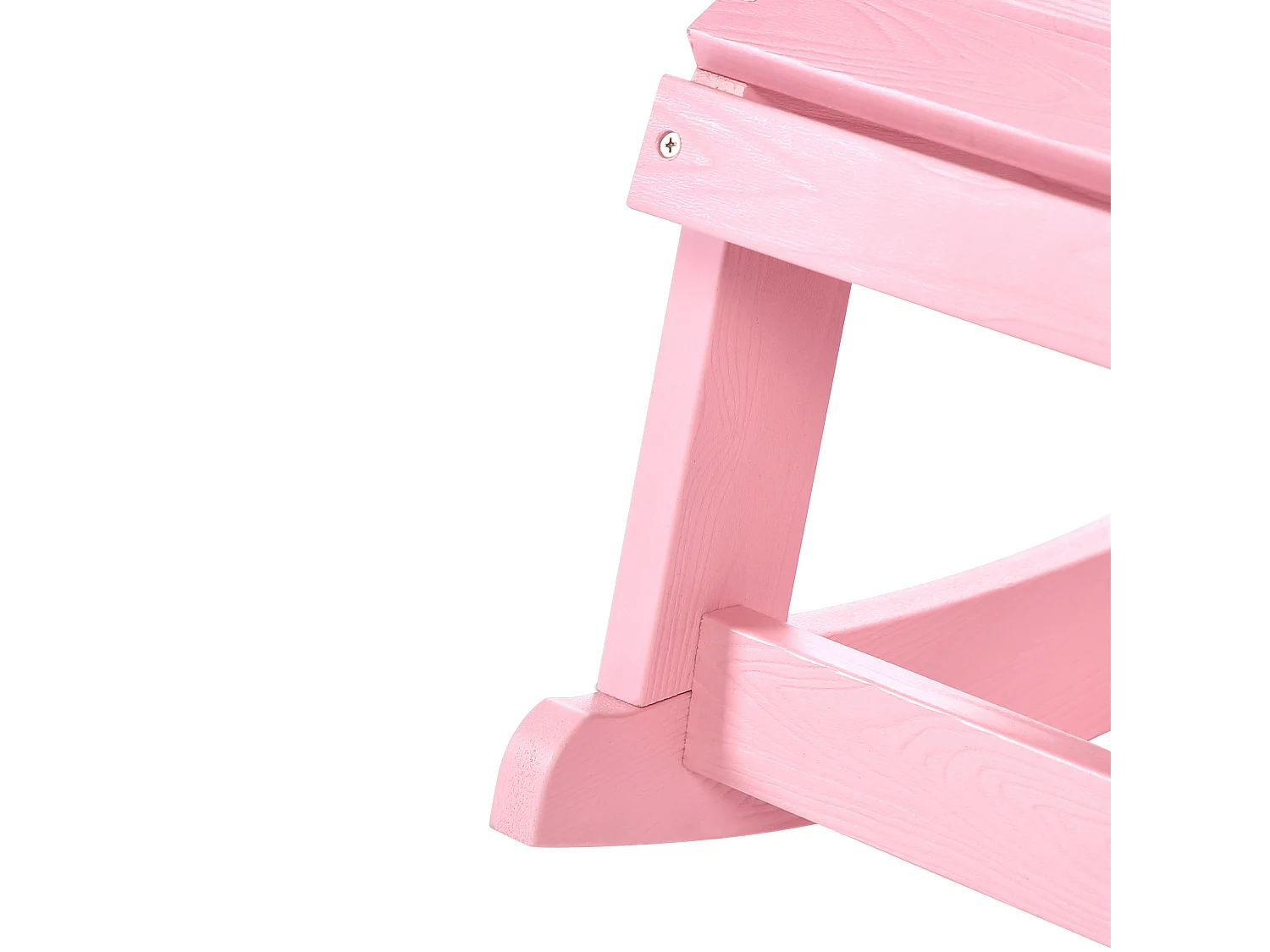 Garten Schaukelstuhl für Kinder ADIRONDACK Pastellrosa