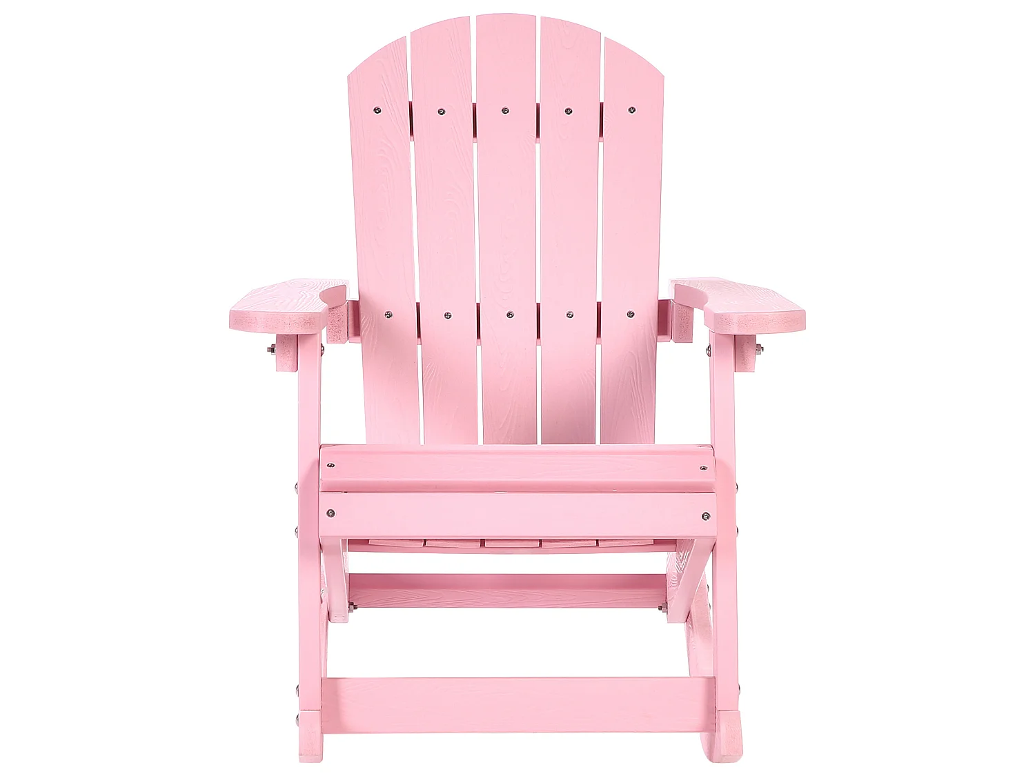 Cadeira de baloiço infantil para jardim ADIRONDACK Rosa pastel