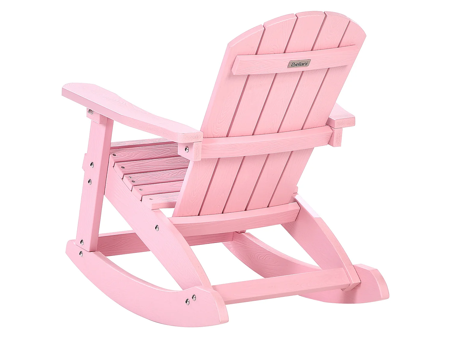 Cadeira de baloiço infantil para jardim ADIRONDACK Rosa pastel