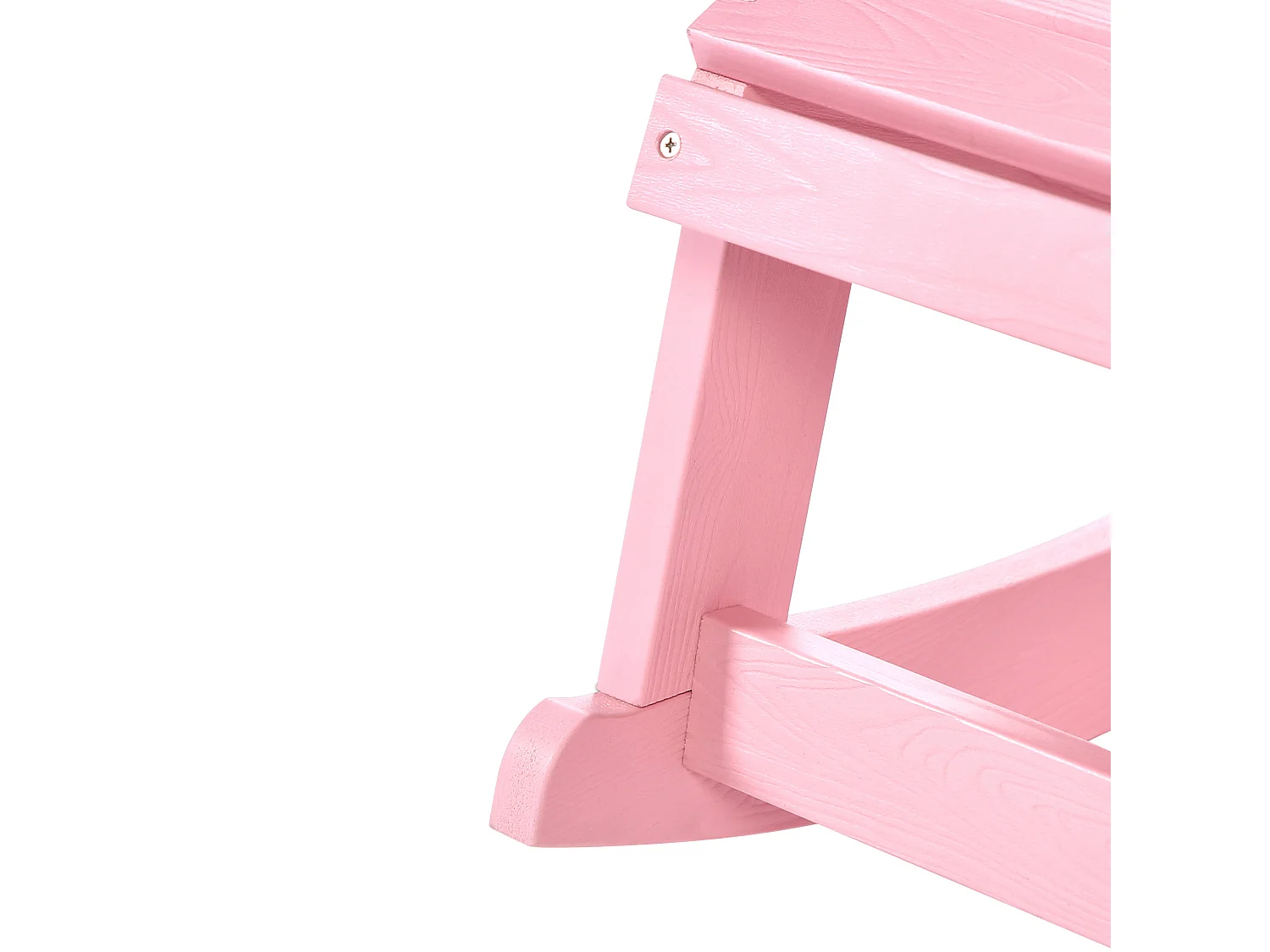 Cadeira de baloiço infantil para jardim ADIRONDACK Rosa pastel