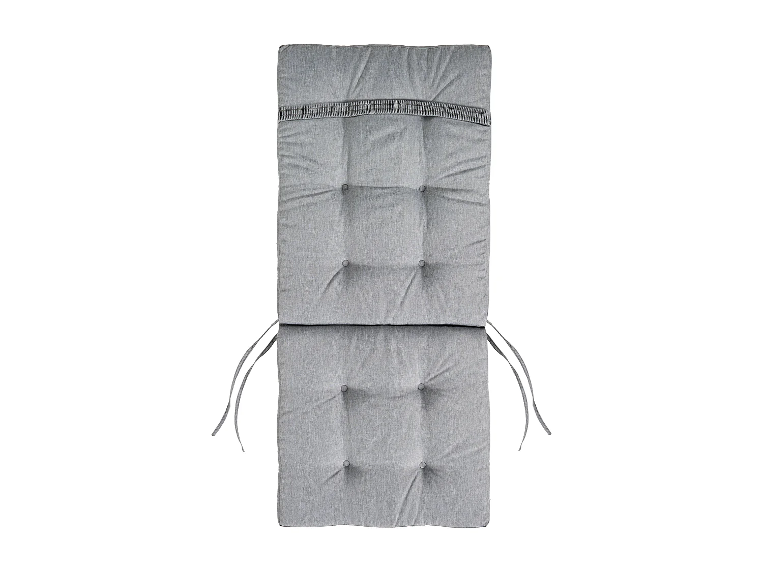 Set di 2 sedie da giardino con cuscini MAUI PREMIUM Legno d'acacia Grigio