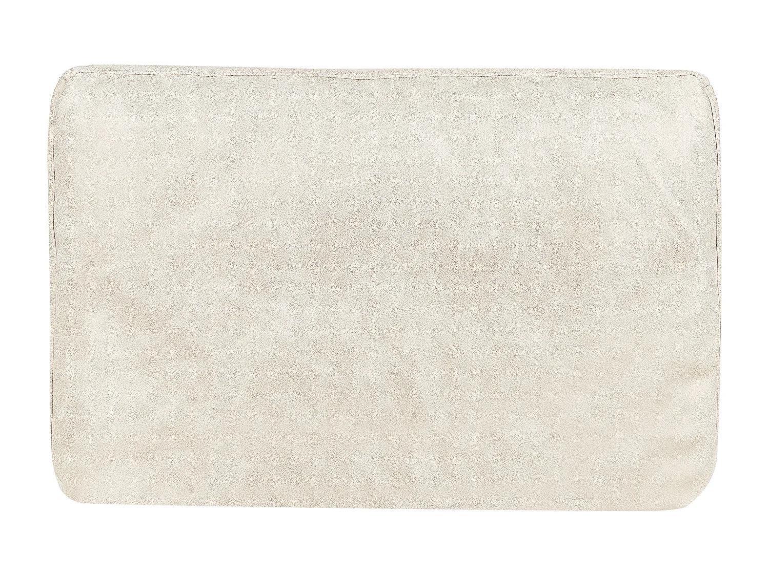 Chaise longue côté droite REBAIS Cuir PU Beige clair