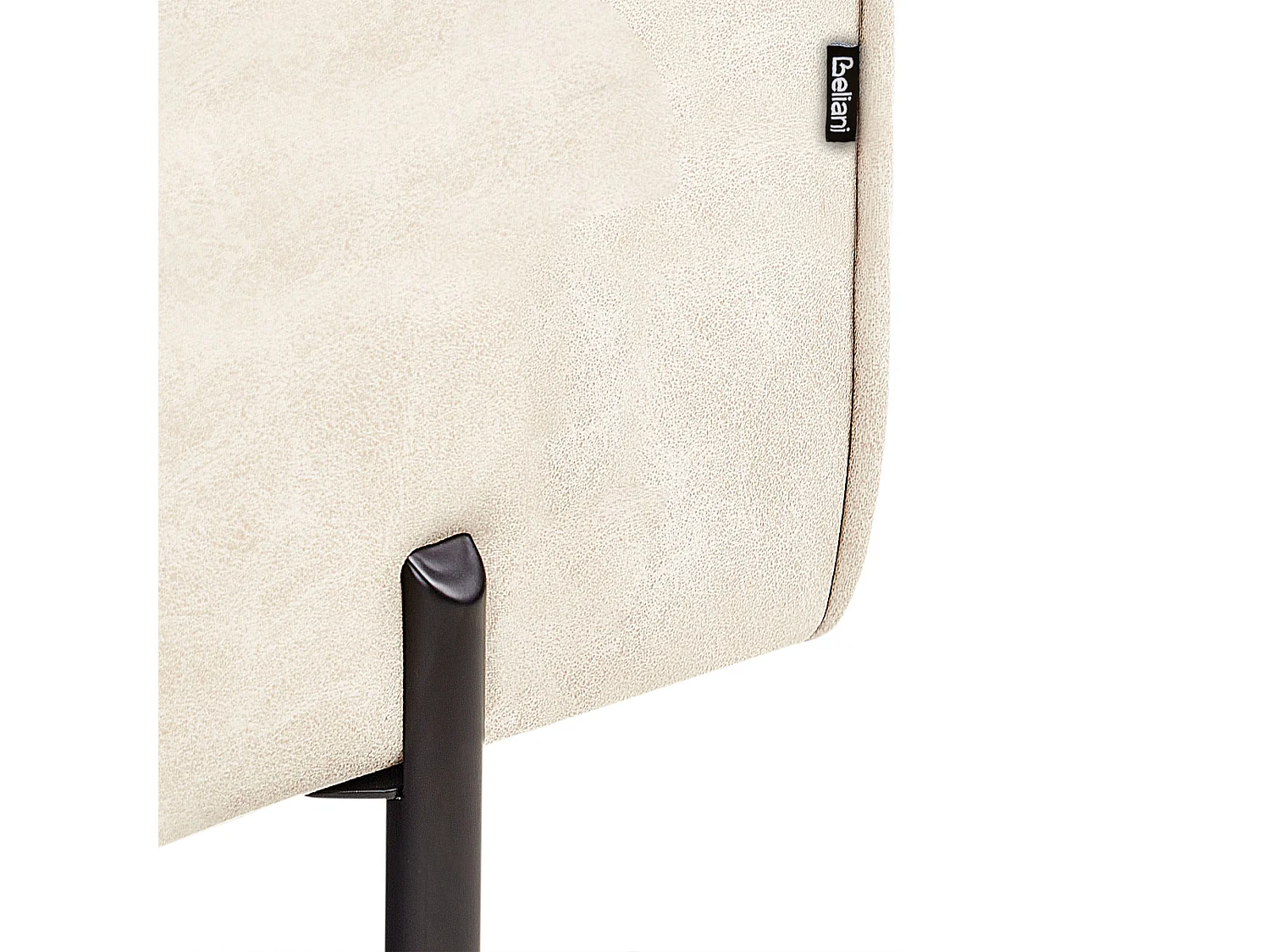 Chaise longue côté gauche REBAIS Cuir PU Beige clair