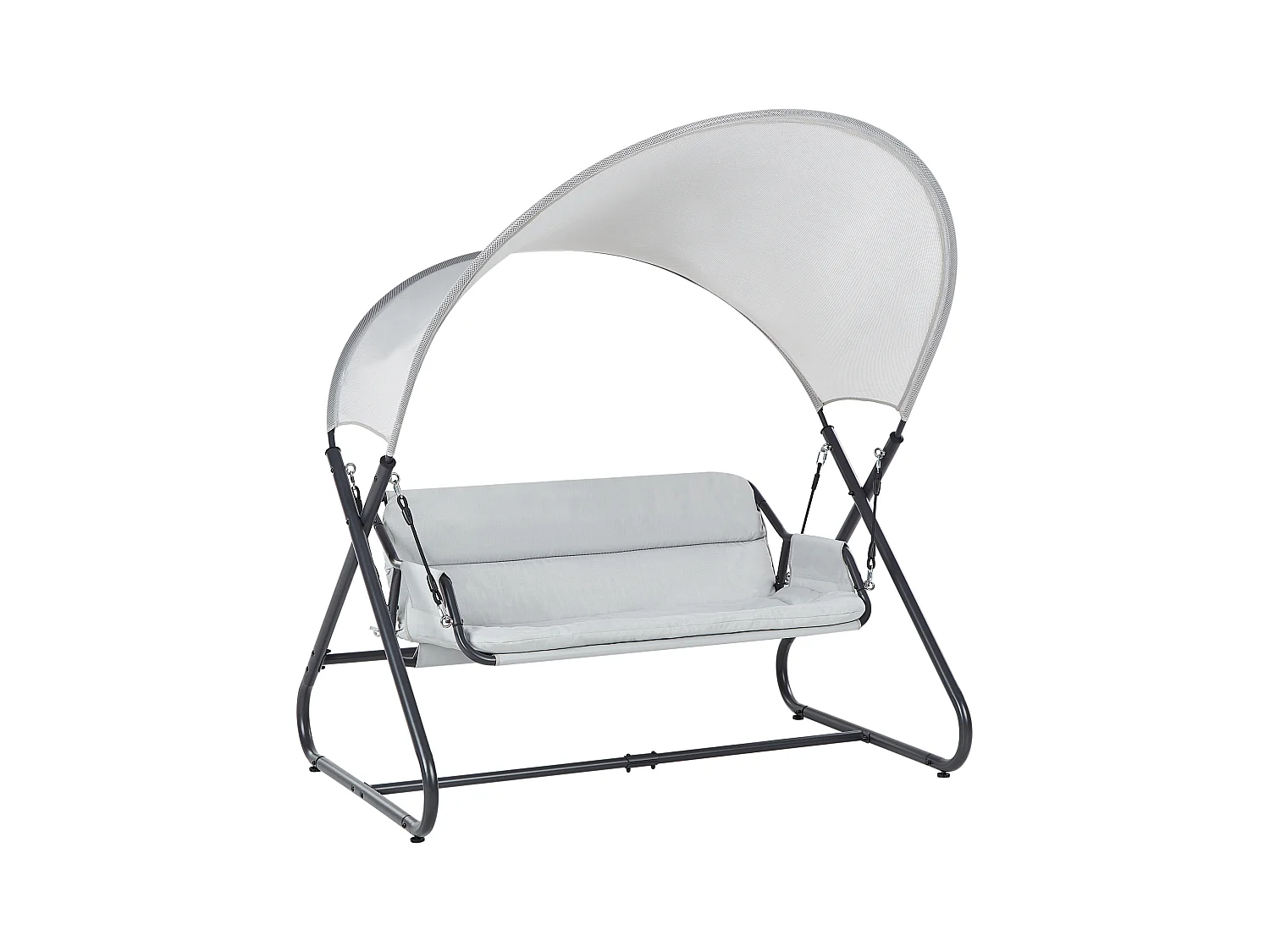 Huśtawka ogrodowa SOLAGNA Metal Jasnoszary