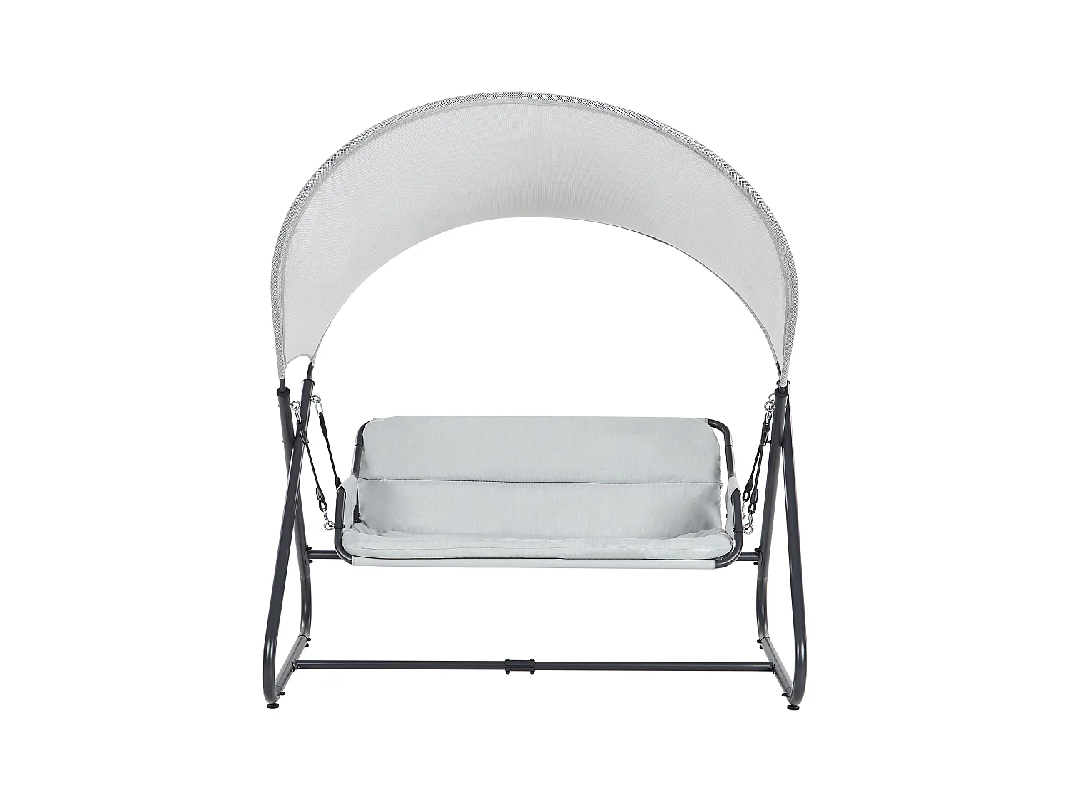 Huśtawka ogrodowa SOLAGNA Metal Jasnoszary