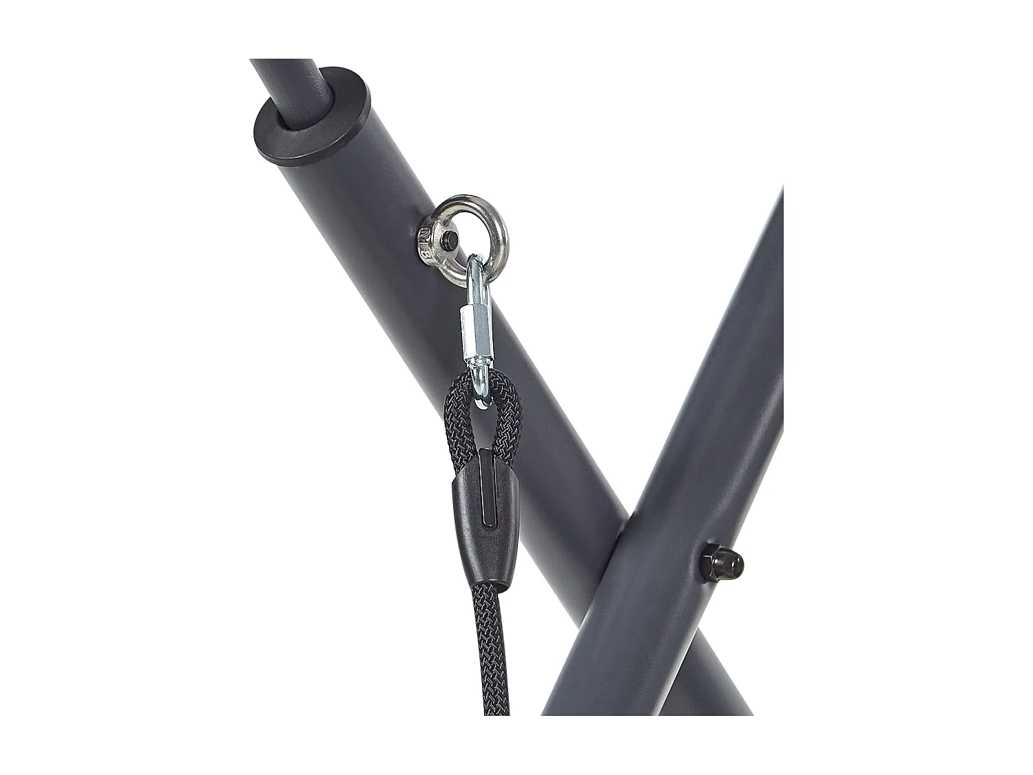 Balancelle de jardin SOLAGNA Métal Gris clair