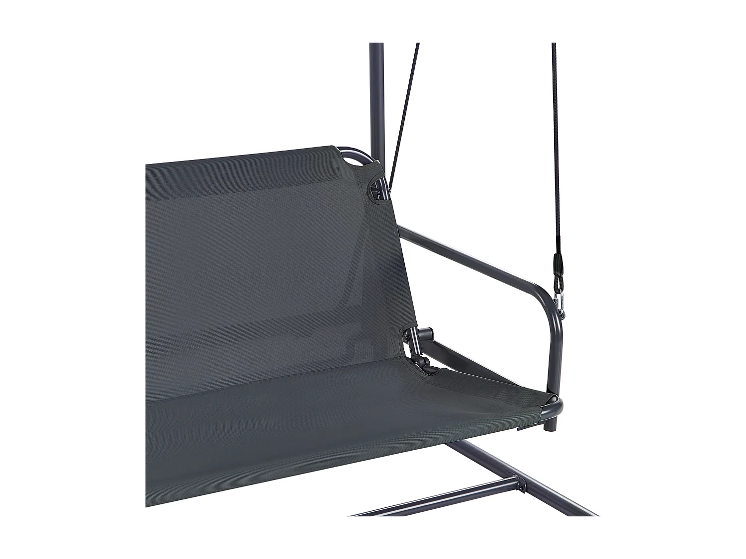 Huśtawka ogrodowa MARSCIANO Metal Ciemnoszary