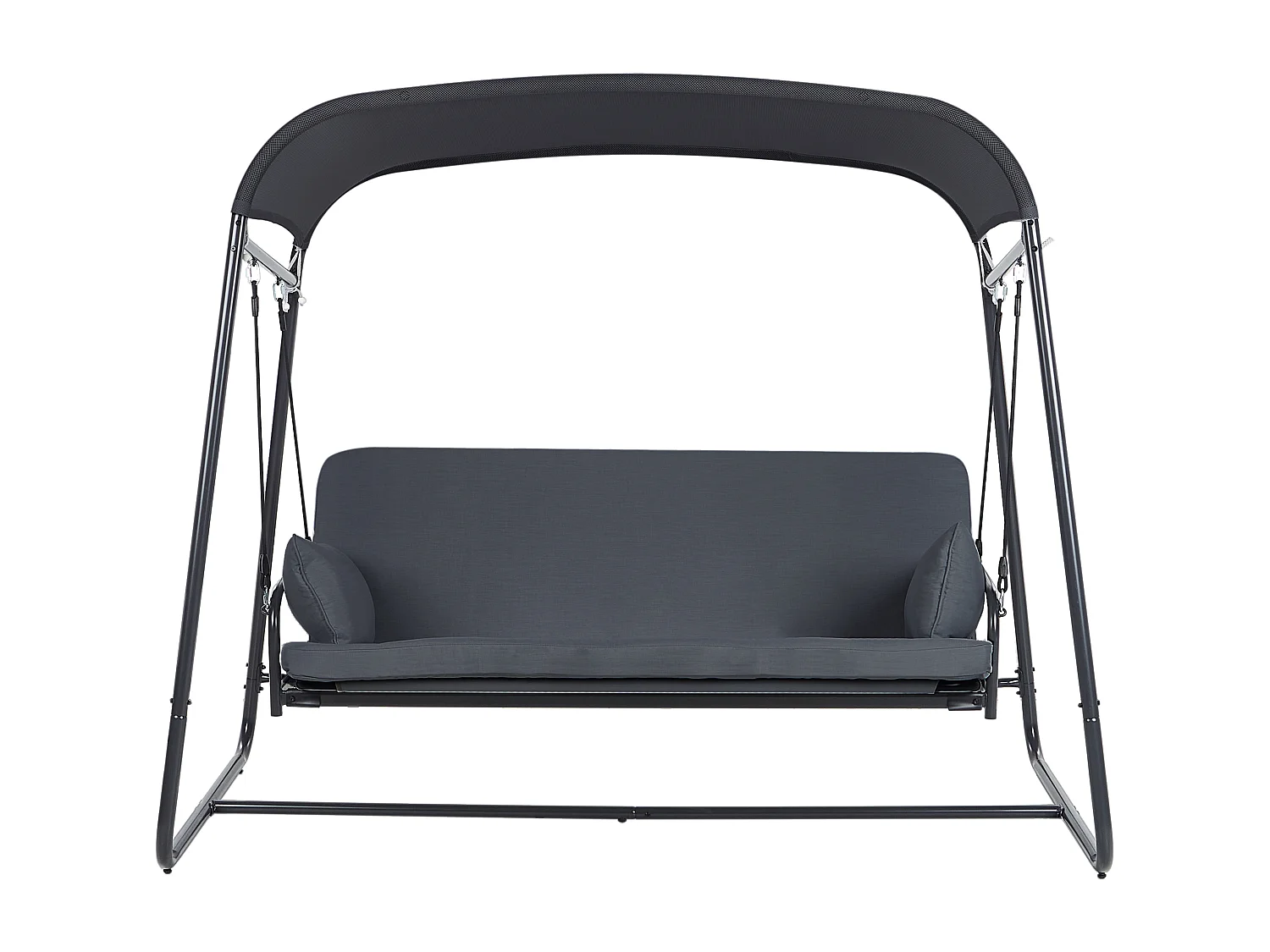 Dondolo da giardino MARSCIANO Metallo Grigio scuro