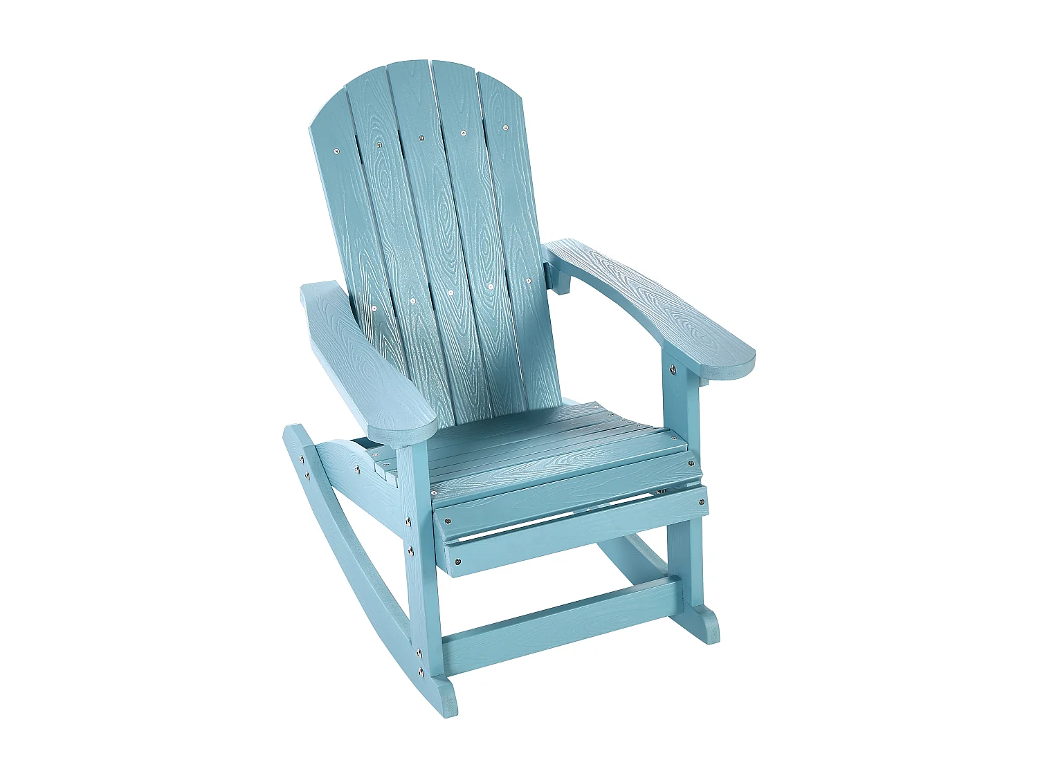 Fauteuil à bascule pour enfants ADIRONDACK Bleu clair