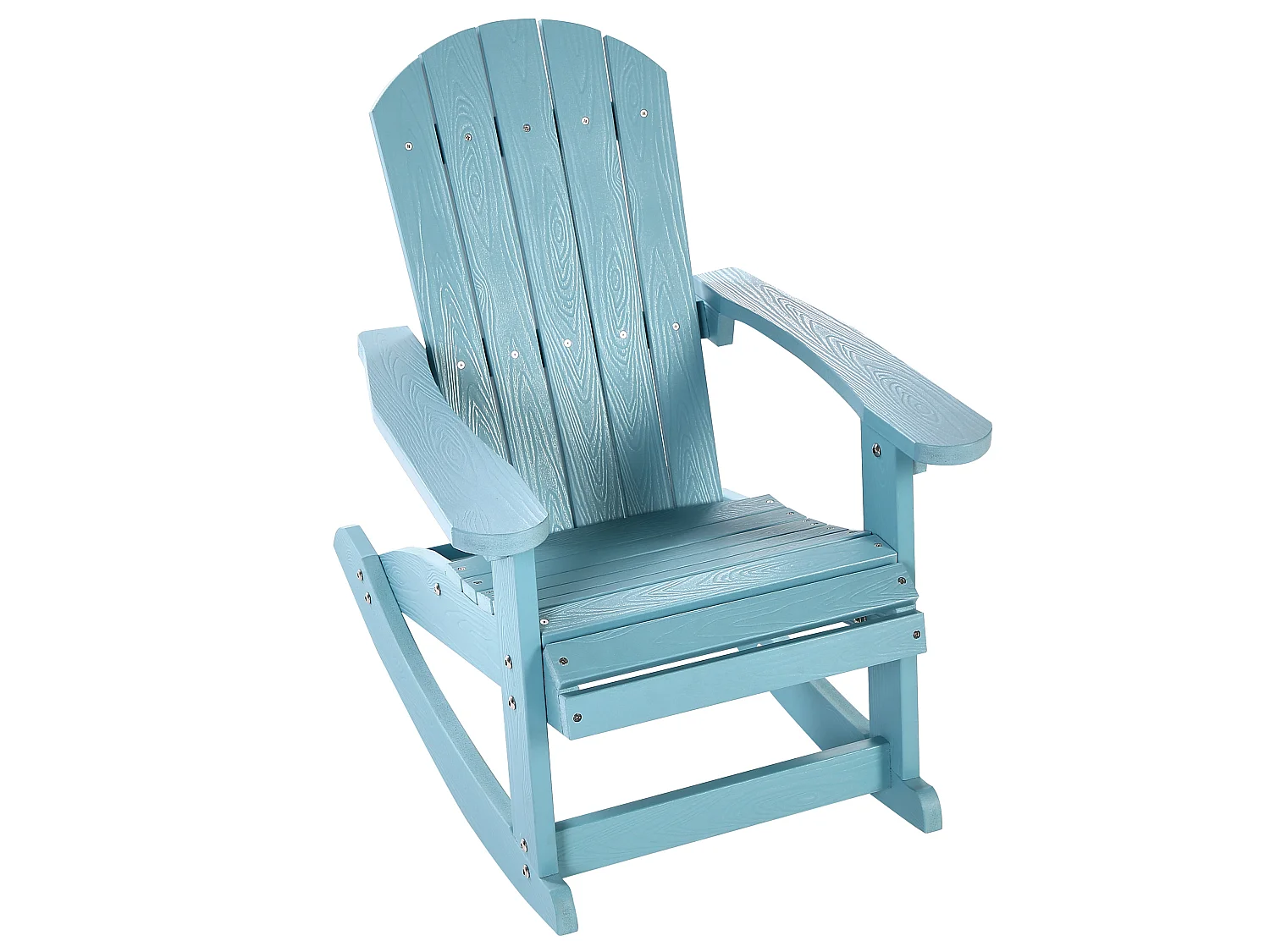 Fauteuil à bascule pour enfants ADIRONDACK Bleu clair