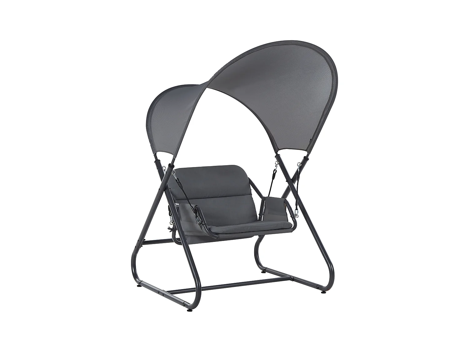 Dondolo da giardino SOLAGNA Metallo Grigio scuro