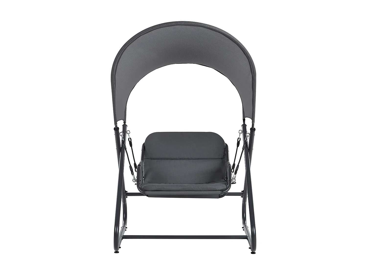 Balancelle de jardin SOLAGNA Métal Gris foncé