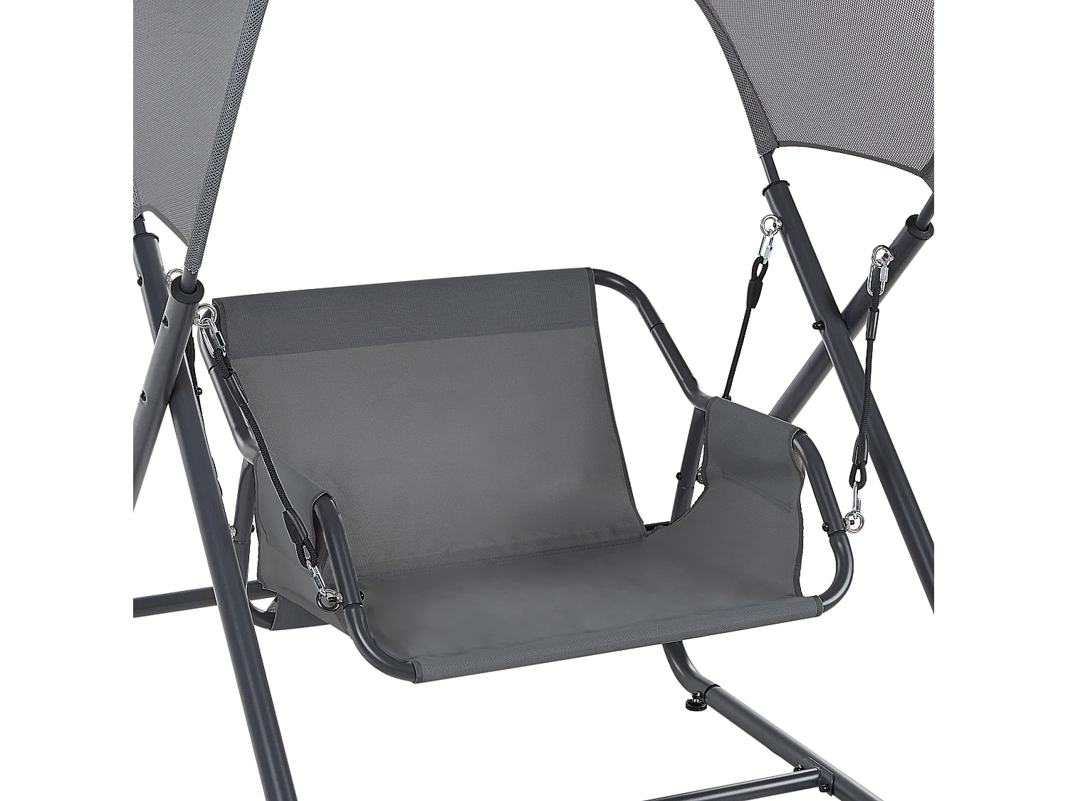 Dondolo da giardino SOLAGNA Metallo Grigio scuro