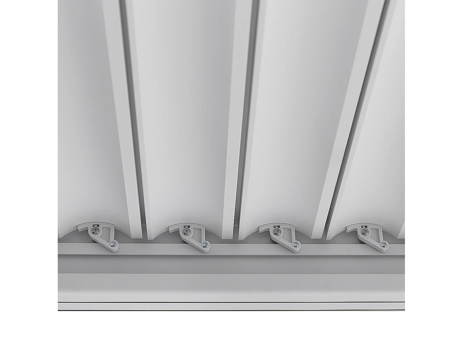 Tonnelle de jardin FORNOLI Métal 310 cm 310 cm Blanc