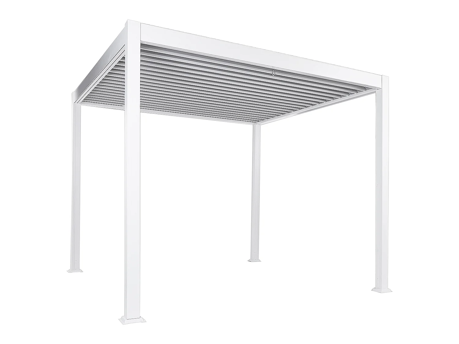 Pawilon ogrodowy FORNOLI Metal 310 cm 310 cm Biały