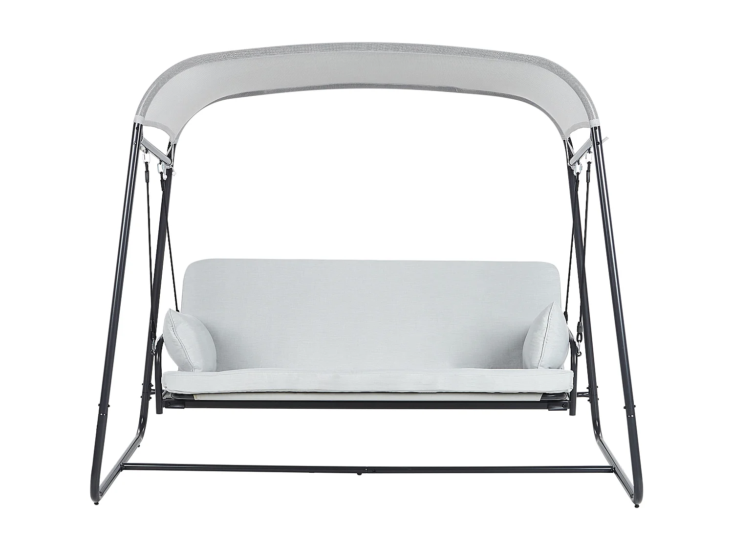 Dondolo da giardino MARSCIANO Metallo Grigio chiaro